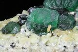 Apple-Green Fluorite Crystals with Muscovite - Erongo Mountains #183398-5